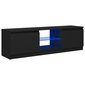 TV-taso LED-valoilla musta 120x30x35,5 cm hinta ja tiedot | TV-tasot | hobbyhall.fi