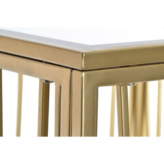 Sivupöytä DKD Home Decor, peili/metalli/puinen MDF, (57 x 57 x 52 cm), kullanvärinen hinta ja tiedot | Sohvapöydät | hobbyhall.fi