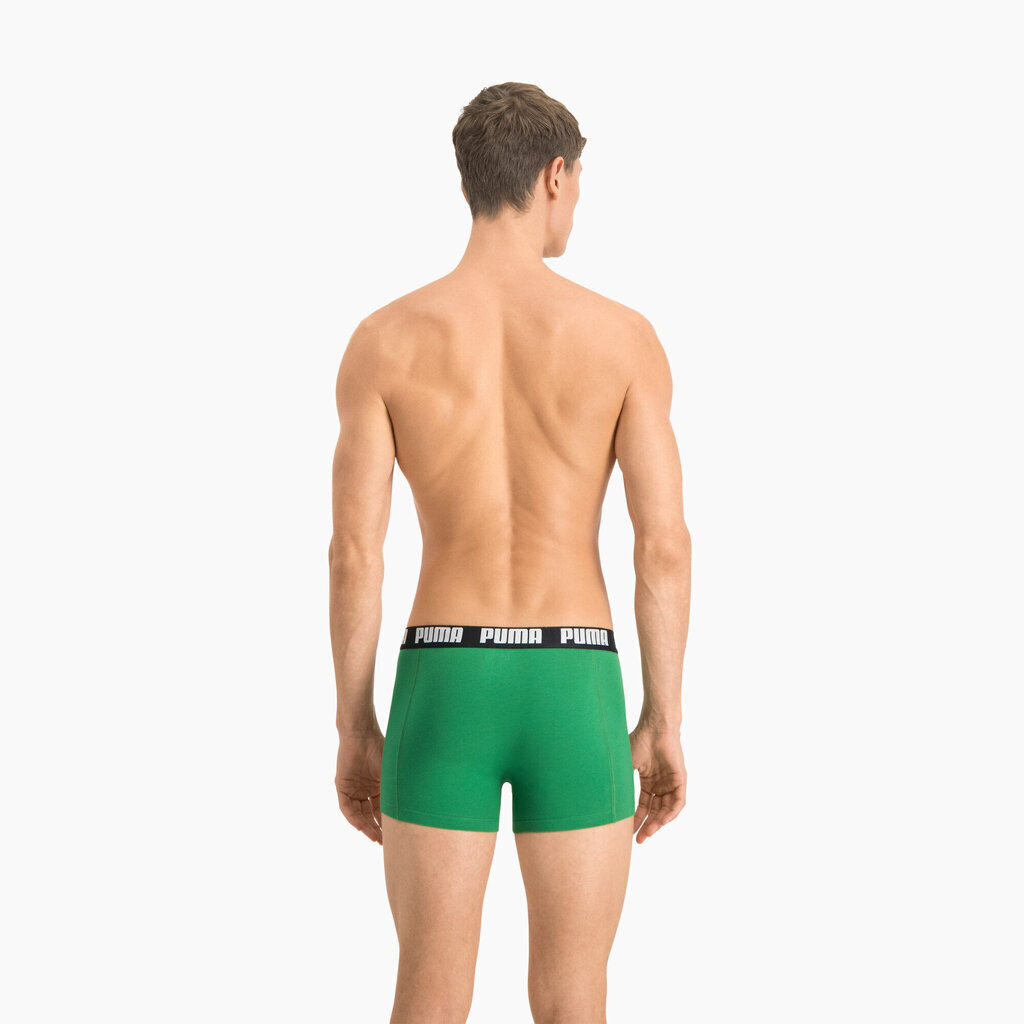 Puma Alusvaatteet Basic Boxer Green Black hinta ja tiedot | Miesten alushousut | hobbyhall.fi