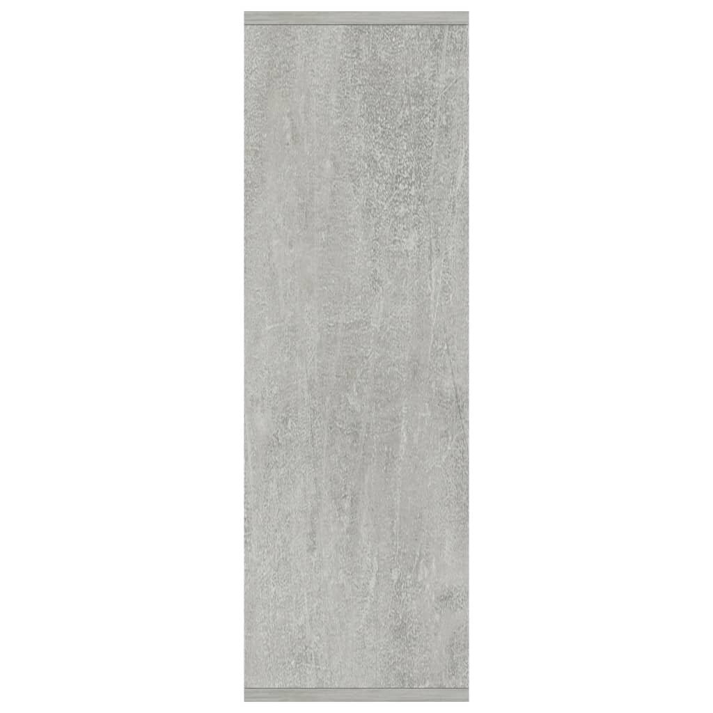 Kirjahylly/senkki betoninharmaa 50x25x80 cm lastulevy hinta ja tiedot | Hyllyt | hobbyhall.fi