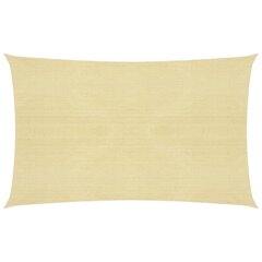 Aurinkopurje 160 g/m² beige 2,5x4,5 m HDPE hinta ja tiedot | Aurinkovarjot ja markiisit | hobbyhall.fi