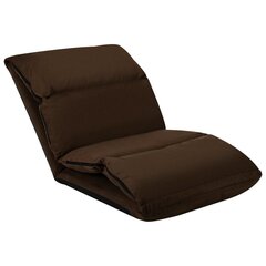 Taitettava patja-tuoli, ruskea hinta ja tiedot | Aurinkotuolit | hobbyhall.fi