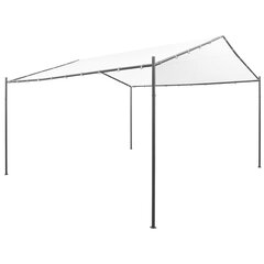 Puutarhan huvimaja 400x400x260 cm valkoinen 180 g/m² hinta ja tiedot | Puutarhapaviljongit | hobbyhall.fi