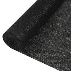 Näkösuoja musta 1,2x25 m HDPE 150 g/m² hinta ja tiedot | Aurinkovarjot ja markiisit | hobbyhall.fi