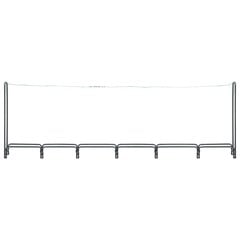 Polttopuuteline antrasiitti 360x35x120 cm teräs hinta ja tiedot | Takka- ja uunitarvikkeet | hobbyhall.fi