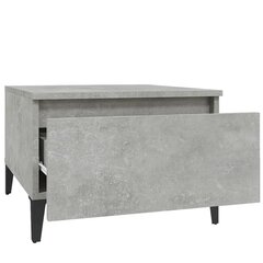Sivupöydät 2 kpl betoninharmaa 50x46x35 cm tekninen puu hinta ja tiedot | Sohvapöydät | hobbyhall.fi