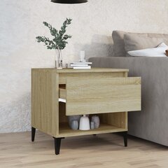Sivupöytä Sonoma-tammi 50x46x50 cm tekninen puu hinta ja tiedot | Sohvapöydät | hobbyhall.fi
