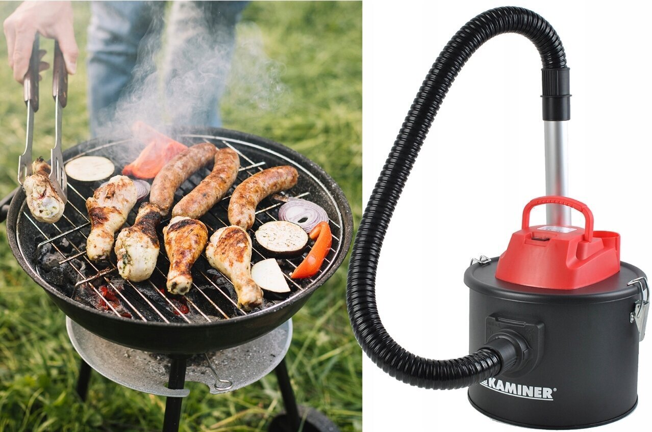 Grillin tuhka-imuri 10L 800W 2 suodattimet hansikkaat hinta ja tiedot | Takka- ja uunitarvikkeet | hobbyhall.fi