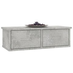 Seinälaatikkohylly betoninharmaa 60x26x18,5 cm lastulevy hinta ja tiedot | Hyllyt | hobbyhall.fi