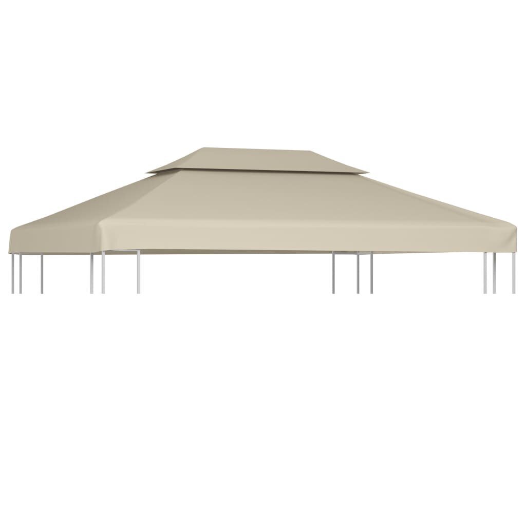 Huvimajan vaihtokatto 310 g/m² Beige 3 x 4 m hinta ja tiedot | Puutarhapaviljongit | hobbyhall.fi