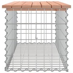 Puutarhapenkki kivikori tyyli 103x44x42 cm täysi douglaskuusi hinta ja tiedot | Puutarhapenkit | hobbyhall.fi