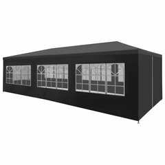 Juhlateltta 3x9 m antrasiitti hinta ja tiedot | Puutarhapaviljongit | hobbyhall.fi