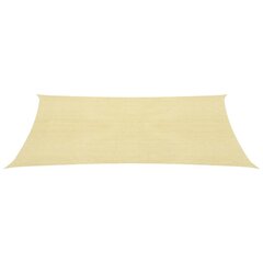 Aurinkovarjo Purje HDPE Neliö 3.6x3.6 m Beige hinta ja tiedot | Aurinkovarjot ja markiisit | hobbyhall.fi