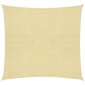 Aurinkovarjo Purje HDPE Neliö 3.6x3.6 m Beige hinta ja tiedot | Aurinkovarjot ja markiisit | hobbyhall.fi