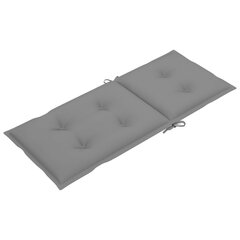 Puutarhatuolit harmailla tyynyillä, 6 kpl, ruskea hinta ja tiedot | Puutarhatuolit | hobbyhall.fi