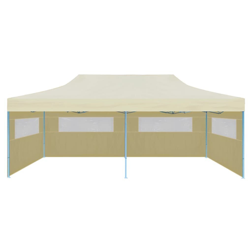 Pop-up taitettava teltta , 300x600 cm, valkoinen hinta ja tiedot | Puutarhapaviljongit | hobbyhall.fi