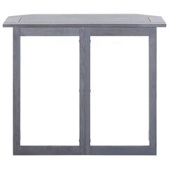 Kokoontaittuva parvekepöytä 90x50x74 cm täysi akaasiapuu hinta ja tiedot | Puutarhapöydät | hobbyhall.fi