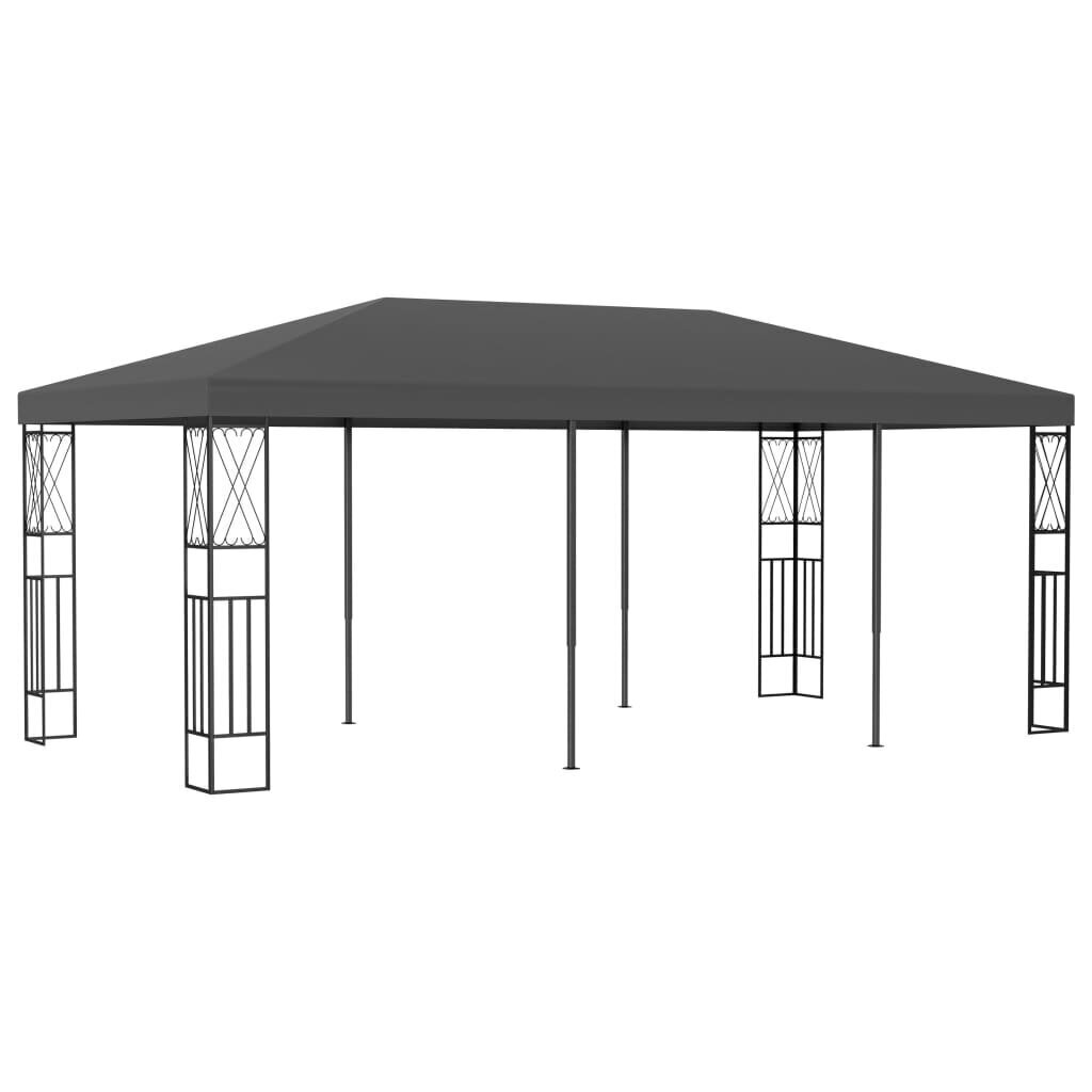 Huvimaja 3x6 m antrasiitti kangas hinta ja tiedot | Puutarhapaviljongit | hobbyhall.fi