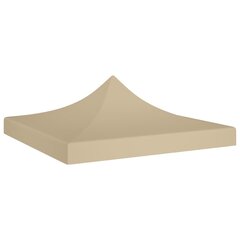 Juhlateltan katto 2x2 m beige 270 g/m² hinta ja tiedot | Puutarhapaviljongit | hobbyhall.fi