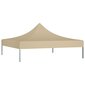 Juhlateltan katto 2x2 m beige 270 g/m² hinta ja tiedot | Puutarhapaviljongit | hobbyhall.fi