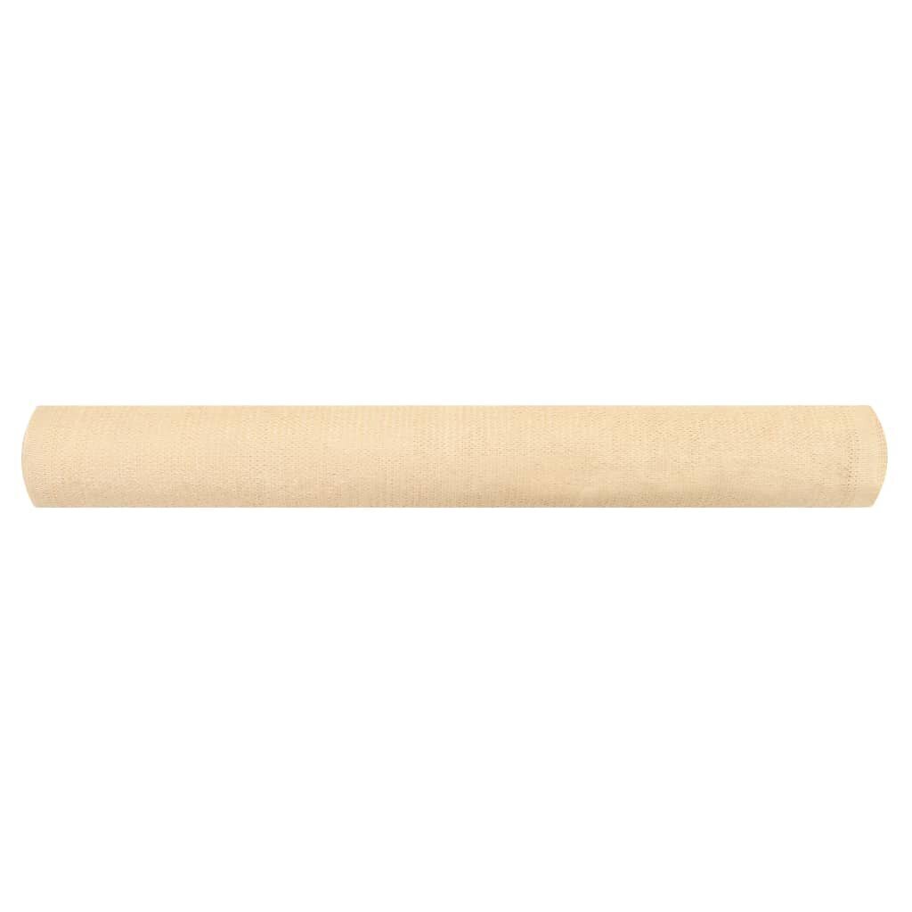 Näkösuoja HDPE 1x10 m beige hinta ja tiedot | Aurinkovarjot ja markiisit | hobbyhall.fi