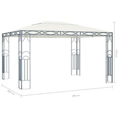 Huvimaja 400 x 300 cm kerma hinta ja tiedot | Puutarhapaviljongit | hobbyhall.fi