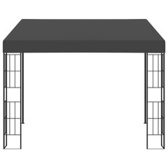 Seinään kiinnitettävä huvimaja 3x3 m antrasiitti kangas hinta ja tiedot | Puutarhapaviljongit | hobbyhall.fi