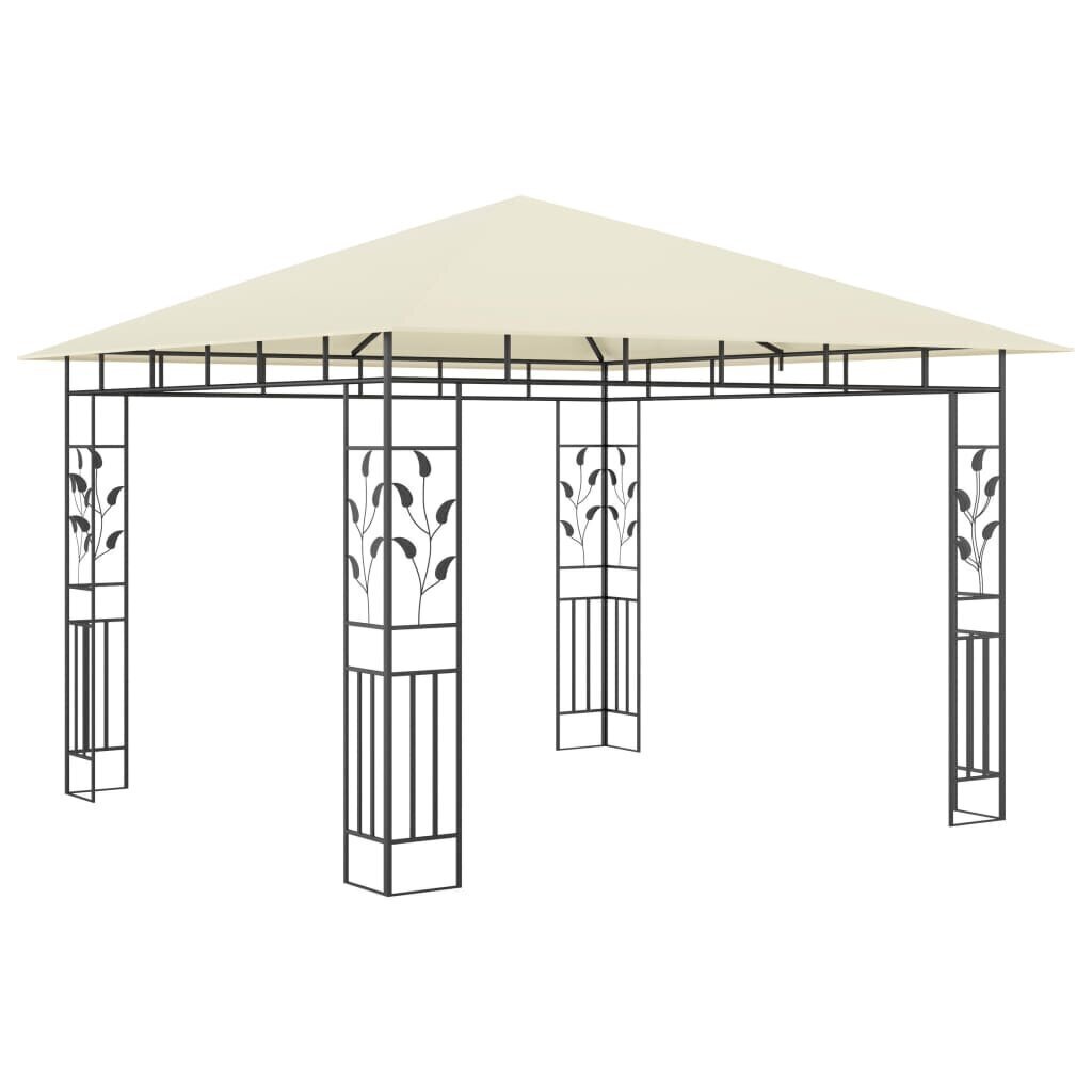 Huvimaja hyttysverkolla 3x3x2,73 m kerma 180 g/m² hinta ja tiedot | Puutarhapaviljongit | hobbyhall.fi