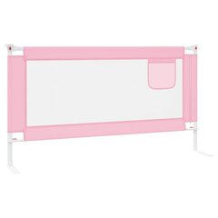 Turvalaita sänkyyn pinkki 160x25 cm kangas hinta ja tiedot | vidaXL Vauvan hoito | hobbyhall.fi