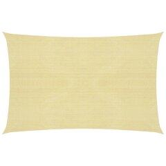 Aurinkopurje 160 g/m² beige 3x4,5 m HDPE hinta ja tiedot | Aurinkovarjot ja markiisit | hobbyhall.fi