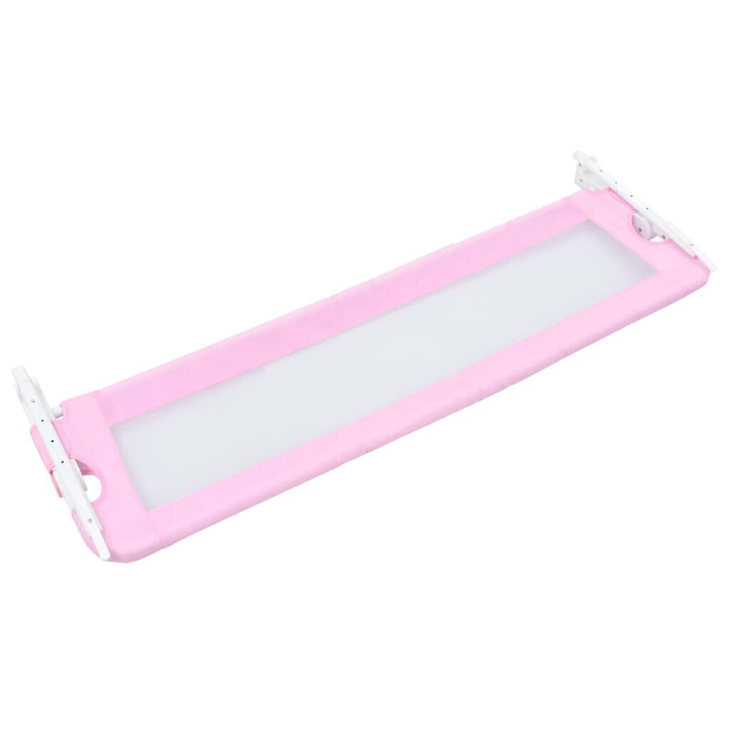 Turvalaita sänkyyn pinkki 120x42 cm polyesteri hinta ja tiedot | Lasten turvallisuus | hobbyhall.fi