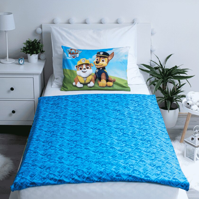 Paw Patrol PP121 Baby -pussilakanasetti, 100 x 135 cm + 1 tyynyliina 40 x 60 cm hinta ja tiedot | Pussilakanat | hobbyhall.fi