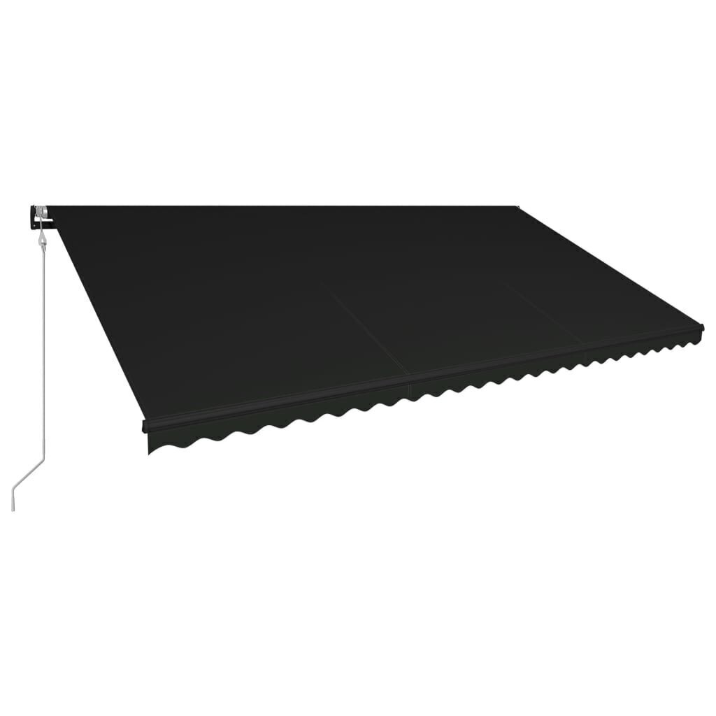 Automaattisesti sisäänkelattava markiisi 600x300 cm antrasiitti hinta ja tiedot | Aurinkovarjot ja markiisit | hobbyhall.fi