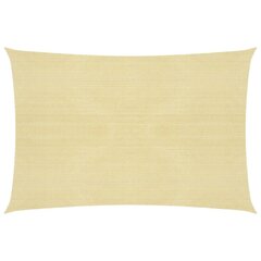 Aurinkopurje 160 g/m² beige 5x6 m HDPE hinta ja tiedot | Aurinkovarjot ja markiisit | hobbyhall.fi