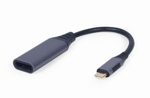 USB C - DisplayPort-sovitin GEMBIRD A-USB3C-DPF-01 hinta ja tiedot | Adapterit | hobbyhall.fi