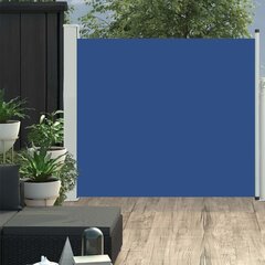 Sisäänvedettävä terassin sivumarkiisi 100x300 cm sininen hinta ja tiedot | Aurinkovarjot ja markiisit | hobbyhall.fi