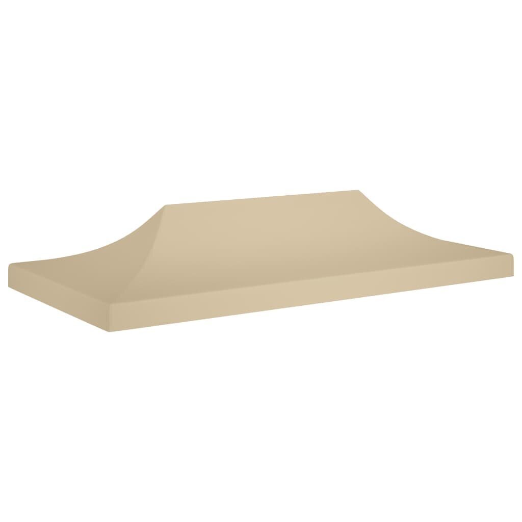 Juhlateltan katto 6x3 m beige 270 g/m² hinta ja tiedot | Puutarhapaviljongit | hobbyhall.fi