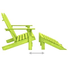 2-istuttava Adirondack-puutarhatuoli/rahi kuusi vihreä hinta ja tiedot | Puutarhatuolit | hobbyhall.fi