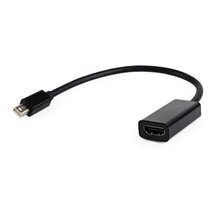 Liitäntä siirtyminen Gembird mini displayport 11&gt;HDMIkaapeli, musta hinta ja tiedot | Adapterit | hobbyhall.fi