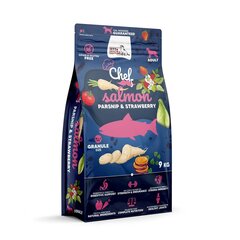 Syta Micha Chef kuivaruoka lohella, palsternakalla ja mansikoilla, 9 kg hinta ja tiedot | Koiran kuivaruoka | hobbyhall.fi