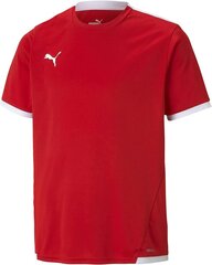 Puma unisex-lapsen paita, Puma Red-Puma White, 116 hinta ja tiedot | Jalkapallovaatteet ja -varusteet | hobbyhall.fi