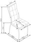 K209-tuolit 4 kpl, kerma hinta ja tiedot | Ruokapöydän tuolit | hobbyhall.fi
