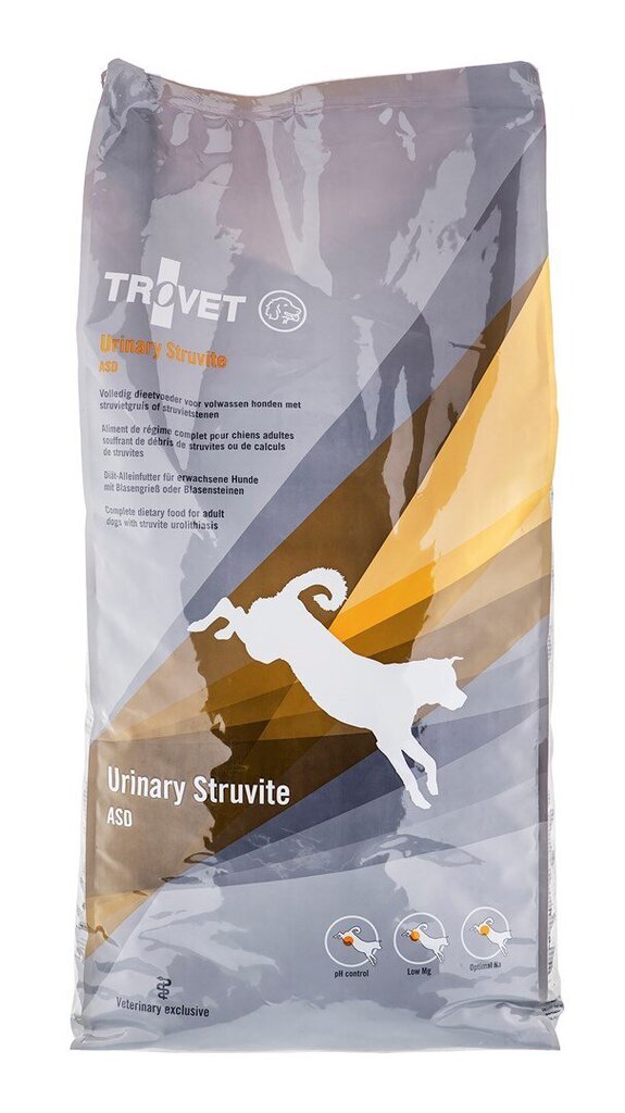 Trovet ASD Urinary Struvite, sika ja siipikarja, 12,5 kg hinta ja tiedot | Koiran kuivaruoka | hobbyhall.fi