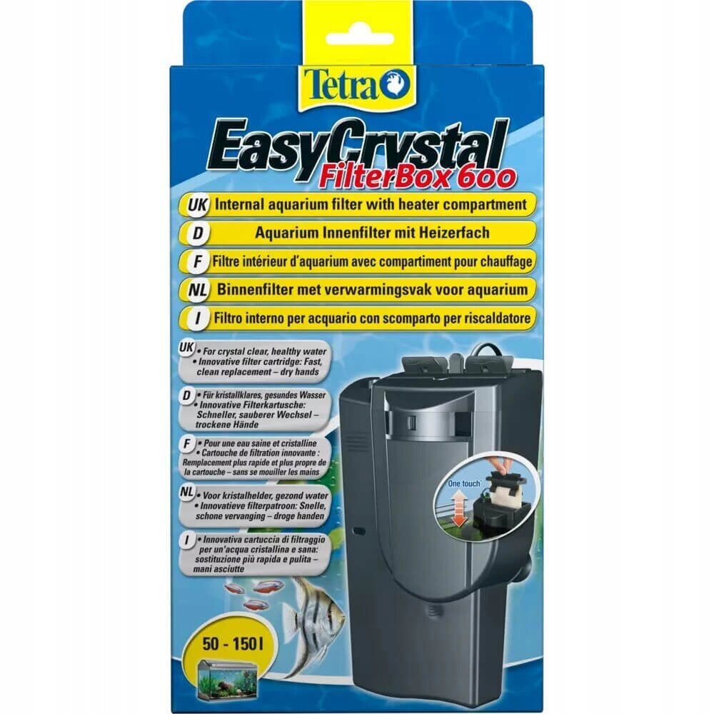 Suodatin akvaarioihin Tetra EasyCrystal FilterBox 600, 1 kpl hinta ja tiedot | Akvaariotarvikkeet | hobbyhall.fi