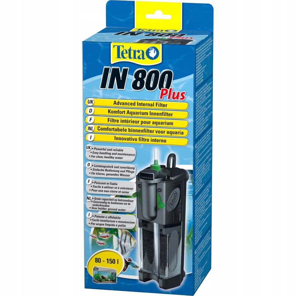 Sisäinen suodatin Tetra IN Plus 800, 80-150 L hinta ja tiedot | Akvaariotarvikkeet | hobbyhall.fi