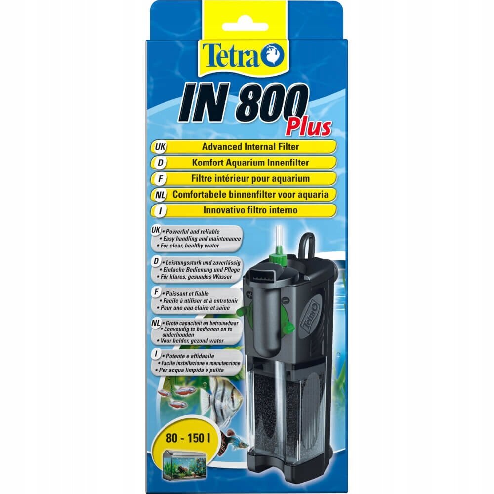 Sisäinen suodatin Tetra IN Plus 800, 80-150 L hinta ja tiedot | Akvaariotarvikkeet | hobbyhall.fi