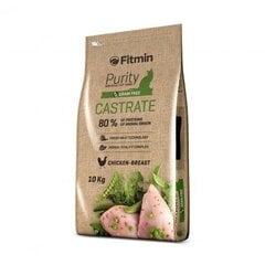 Fitmin Purity Castrate, kana, 10 kg hinta ja tiedot | Kissan kuivaruoka | hobbyhall.fi