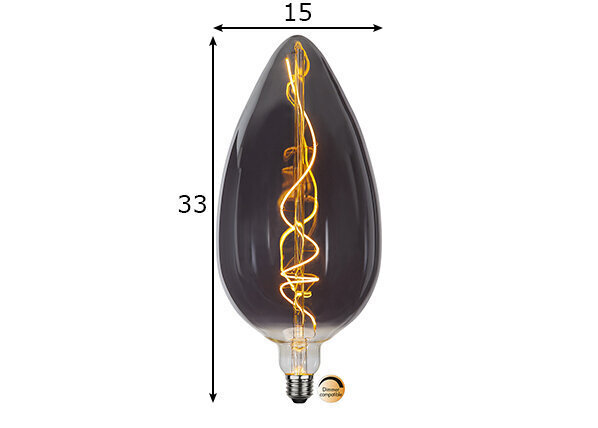 Koristeellinennen LED sähkölamppu E27 5.8 W hinta ja tiedot | Lamput | hobbyhall.fi