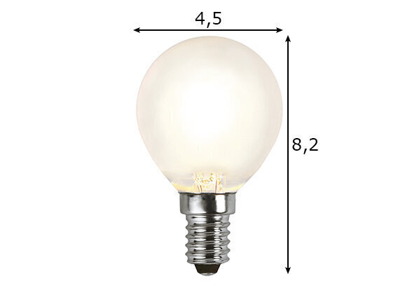 LED polttimo P45 E14 2700K 450lm 4W 4,5x8,2cm 350-25 hinta ja tiedot | Lamput | hobbyhall.fi