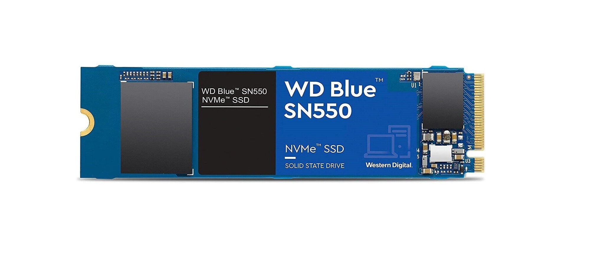 Drive WD Blue SN550 WDS100T2B0C (1 TB ; M.2; PCIe NVMe 3.0) hinta ja tiedot | Kovalevyt | hobbyhall.fi